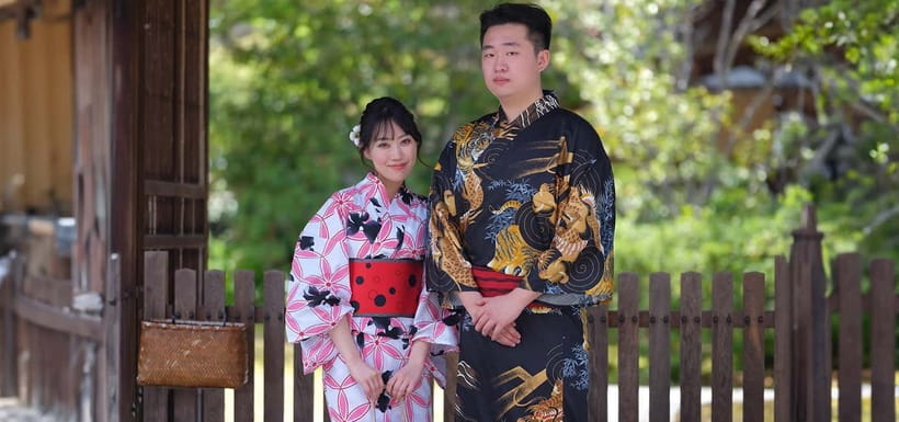 Kyoto Kimono Rental mimosa ｜Kimono/Yukata Rental Couple Plan - Optional extras and photography costs