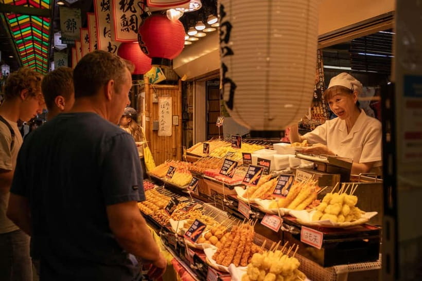 Kyoto: Local Food Tasting Tour at the Nishiki Market - Nishiki-Tenmangu Shrine adds a change of pace