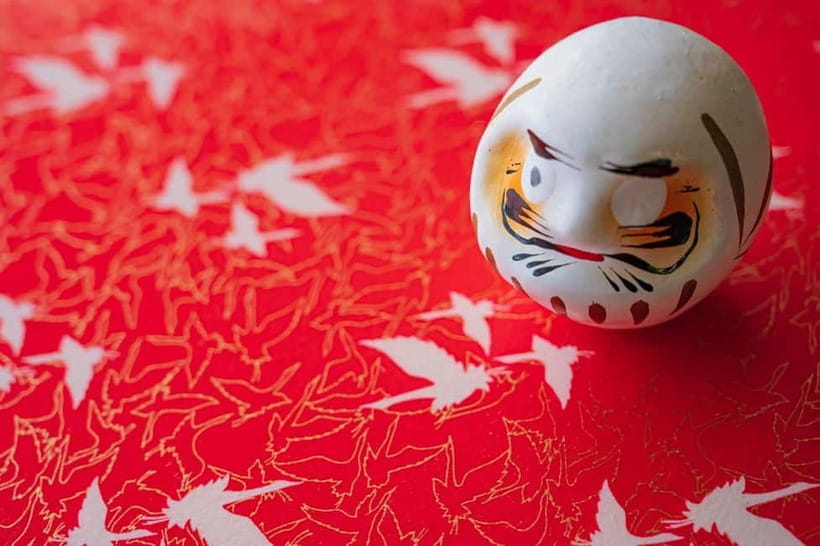 Kyoto: Make Your Own "Daruma" Craft & Painting Workshop - Meeting local craftswoman May