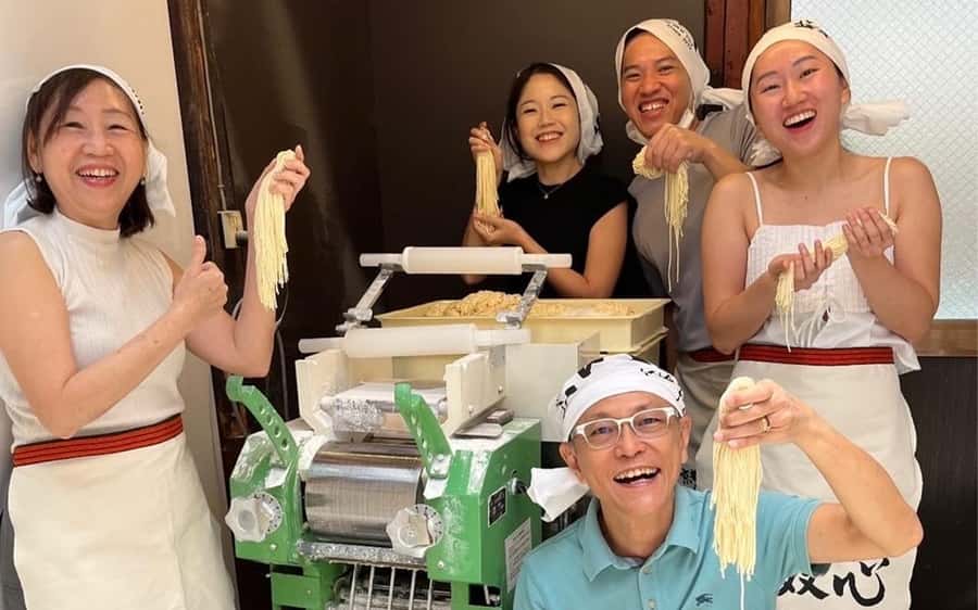 Kyoto Michelin Ramen Workshop or Painting Ramen Essentials - Making ramen with Musoshin in Kyoto
