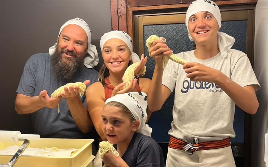 Kyoto Michelin Ramen Workshop or Painting Ramen Essentials - The one-hour noodle-making session