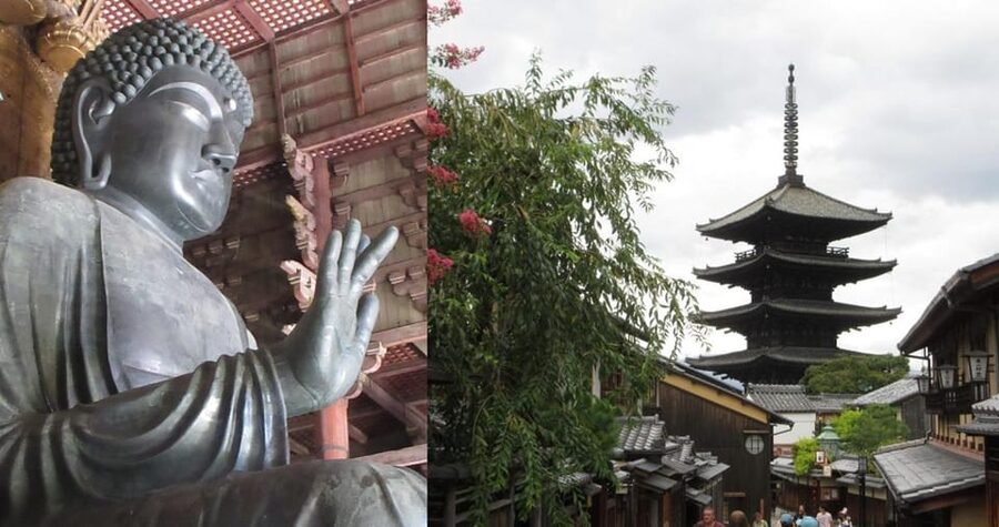 KYOTO-NARA: Giant Buddha Deer Pagoda "Geisya" (Italian, full day) - Meeting at Kyoto Station