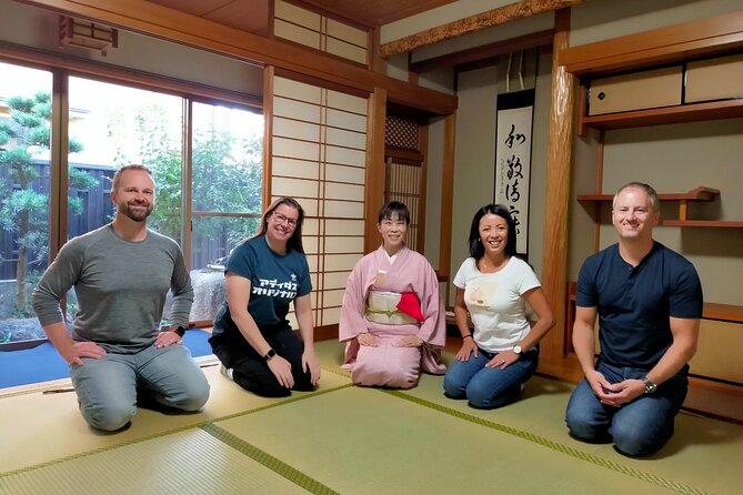 Kyoto near Fushimiinari Wagashi making&Small Group Tea Ceremony - Wagashi first, tea ceremony second