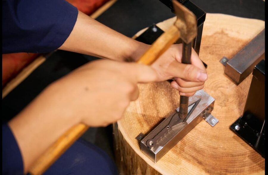 Kyoto: Ninja Weapon Forging Experience - Ninja stories, blackening, and the final polish