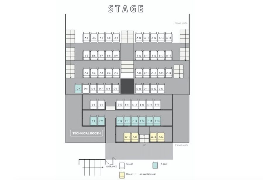 Kyoto: Non-Verbal Theatre Show Tickets at GEAR - The stage is part of the performance