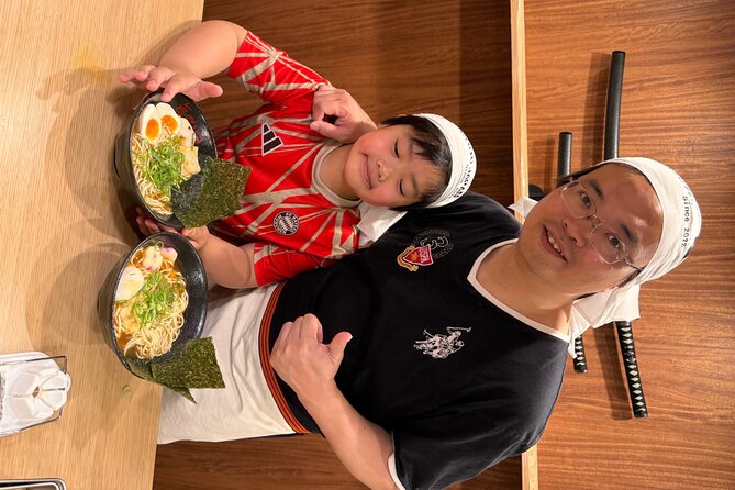 Kyoto Ramen Spoon Painting & Michelin Cooking Class - Cooking your own bowl in a professional kitchen