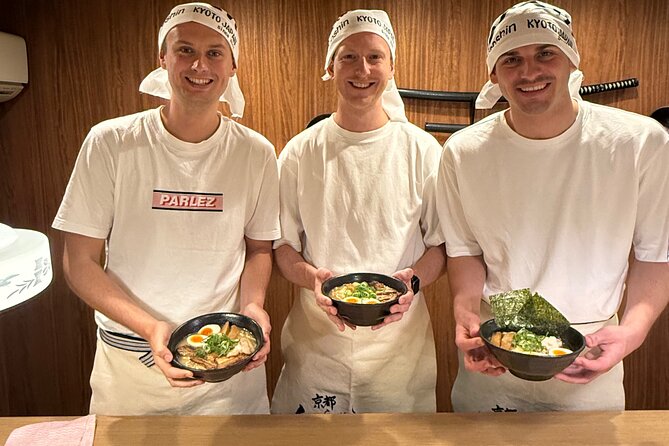 Kyoto Ramen Spoon Painting & Michelin Cooking Class - Pork, vegetarian, and vegan choices