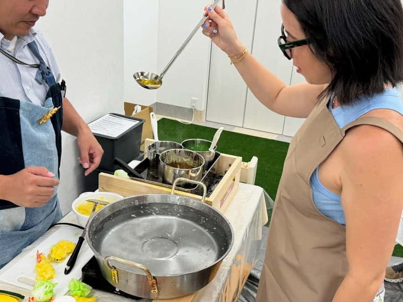 Kyoto: Replica food making experience - The first stage: learning how wax becomes food