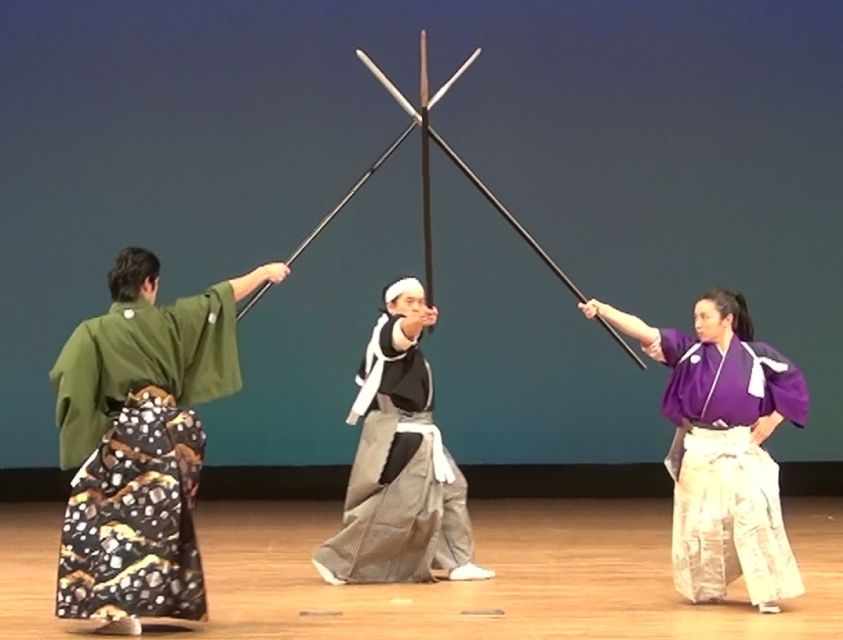 Kyoto: Samurai Kenbu Traditional Sword Dancing Show - The Folding Fan and the Samurai’s Other Tool