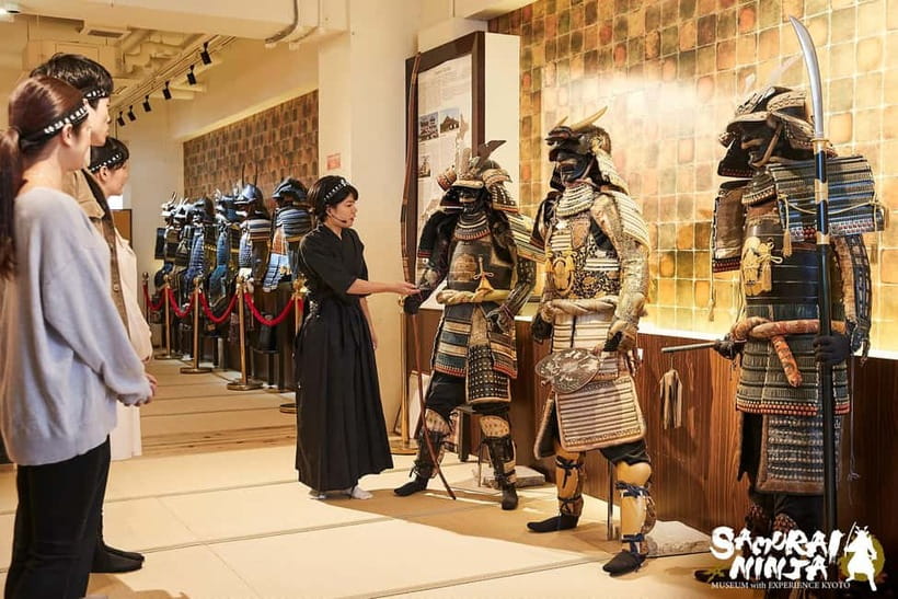 Kyoto: Samurai Ninja Museum guided tour - The museum displays: armor, weapons, and craftsmanship