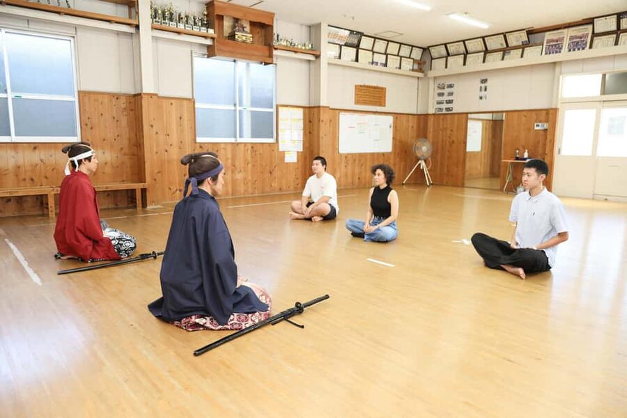 Kyoto: Samurai Sword & Kimono Action Filming Experience - Entering Myokaku-ji Temple for a samurai lesson