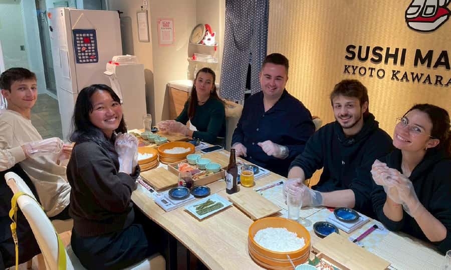Kyoto: Sushi Making Experience in Kawaramachi - The hands-on portion: making your own sushi