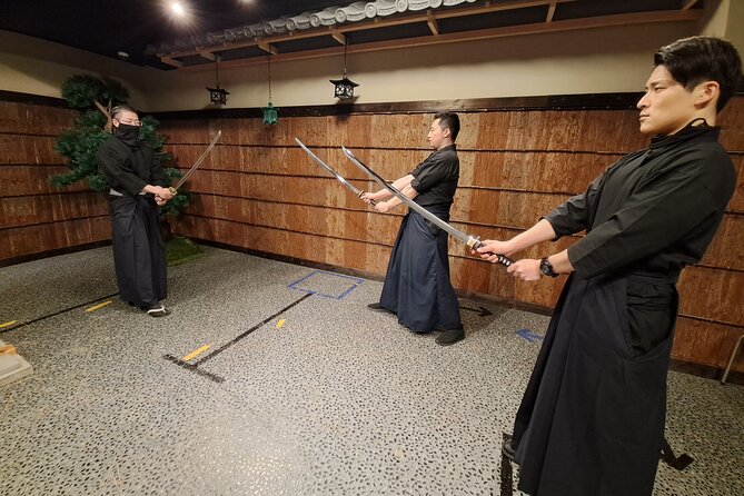 Kyoto Sword Experience - includes Museum Ticket/Ninja Experience - Ninja stars and the final photographs