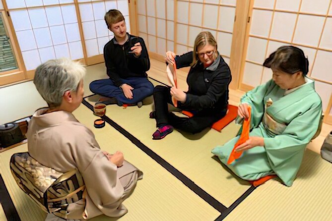 KYOTO Tea Ceremony with kimono near by Imamiya Jinjya Shrine - What the 90-minute schedule feels like