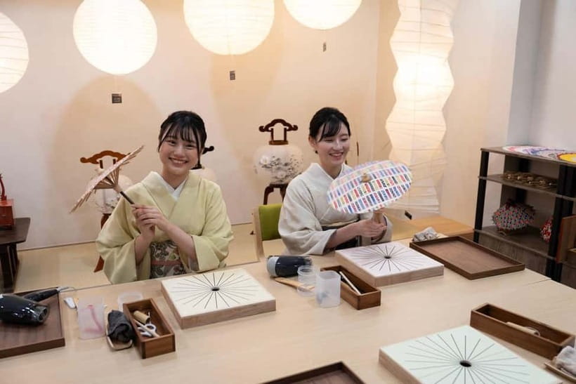 Kyoto: Traditional Mini Umbrella Making Workshop - Practical planning around Shijo Kawaramachi