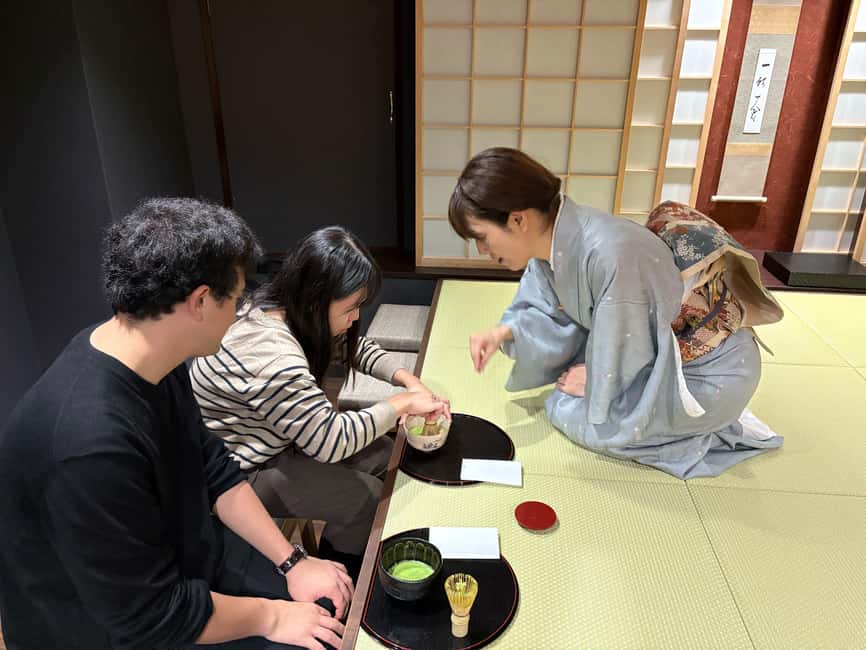 Kyoto: Traditional Tea Ceremony with Matcha & Sweets in Gion - Making your own bowl with local matcha