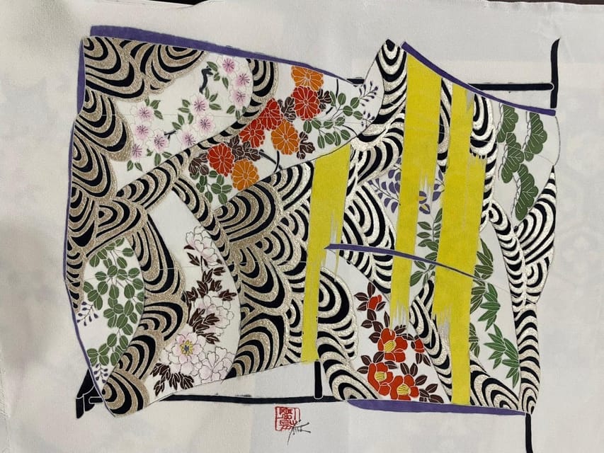 Kyoto: Traditional Yuzen Dyeing Experience - The two-hour painting process