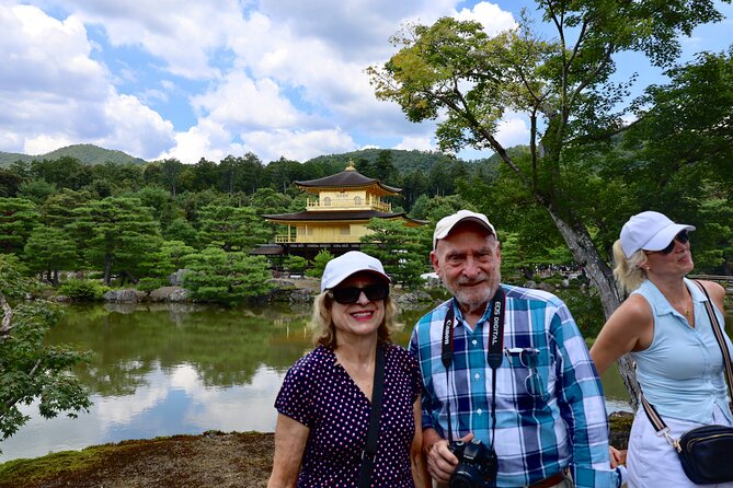 Luxury Kyoto 1-Day Private Car Tour with Nara & Osaka Options - Kinkaku-ji begins the day with gold and water