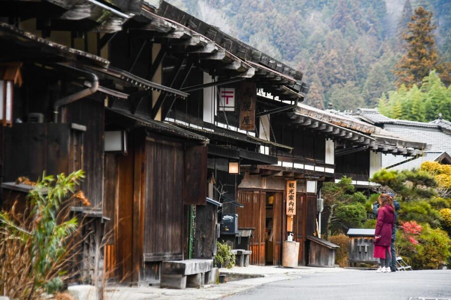 Magome-juku, Tsumago-juku & Ena-kyo 1d Bus Tour from Nagoya - Looking over Ena Gorge from the observatory