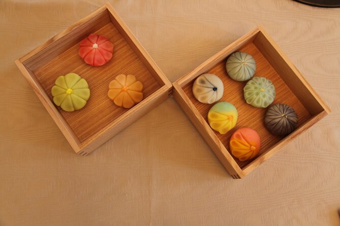 Make Traditional Nerikiri Sweets & Matcha experience in Shibuya - Making three traditional designs