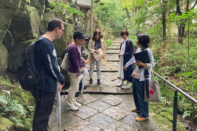 Mitaki Peace Tour Beyond Central Hiroshima - Exploring Mitaki’s pagoda, bell hall, and stone figures