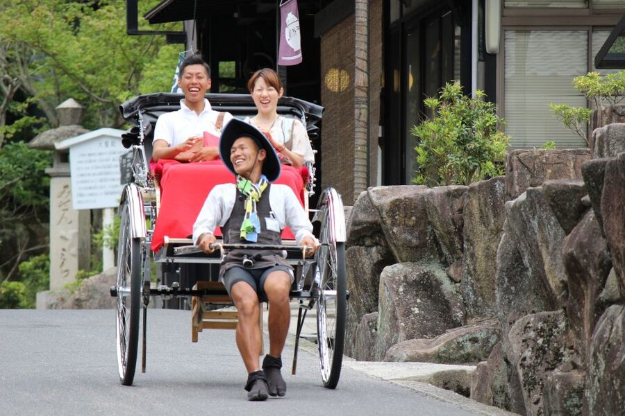 Miyajima: Private Rickshaw Tour to Itsukushima Shrine - The 70-minute route and Daishoin Temple