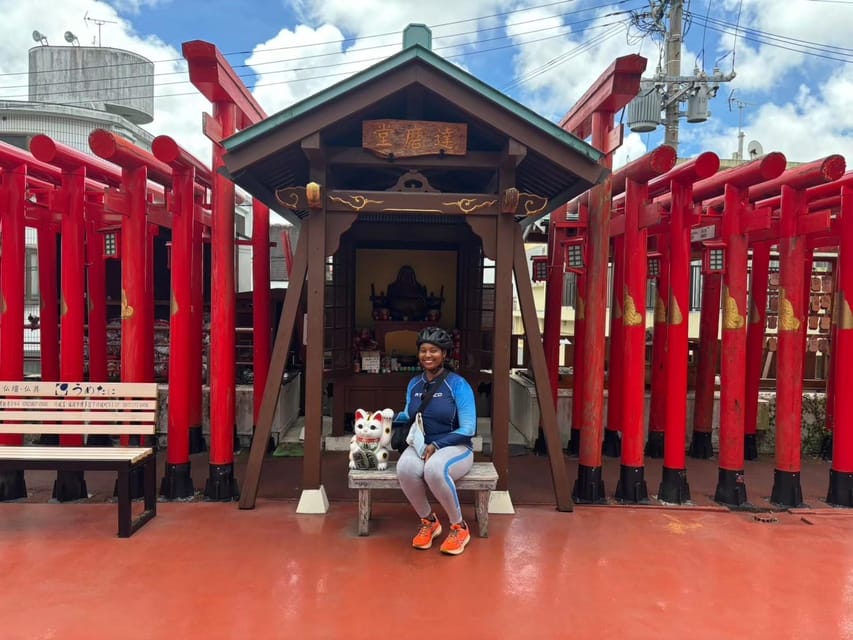 Naha: Guided E-Bike Tour of the 12 Zodiac Temples - Ankokuji Temple and an old gajumaru tree