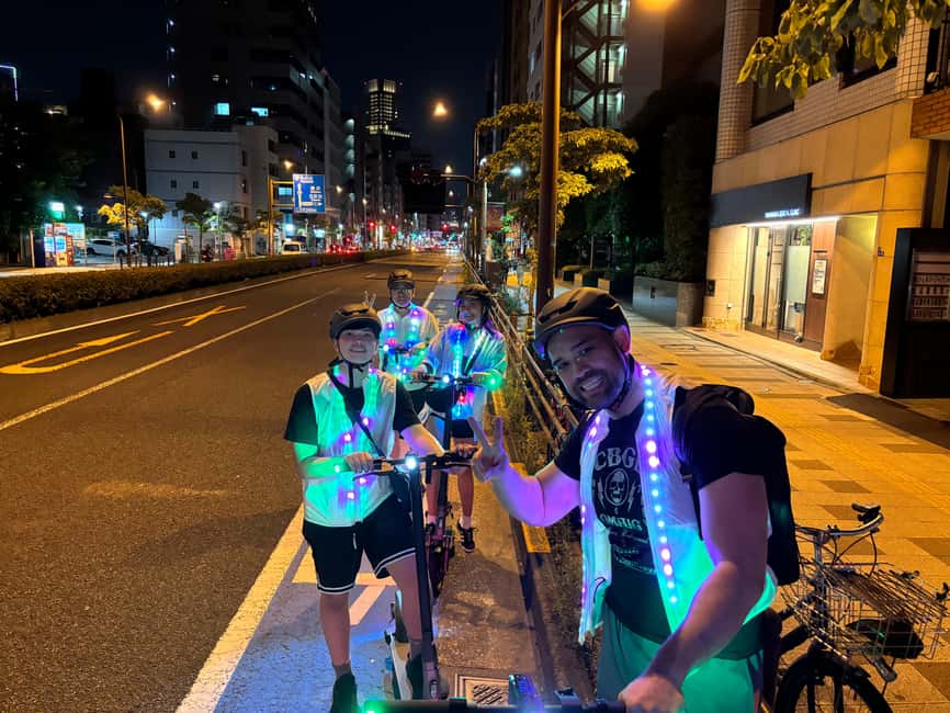 Night E-Scooter Ride to Tokyo Tower - No License Needed - Why This Tokyo Night Ride Is Different