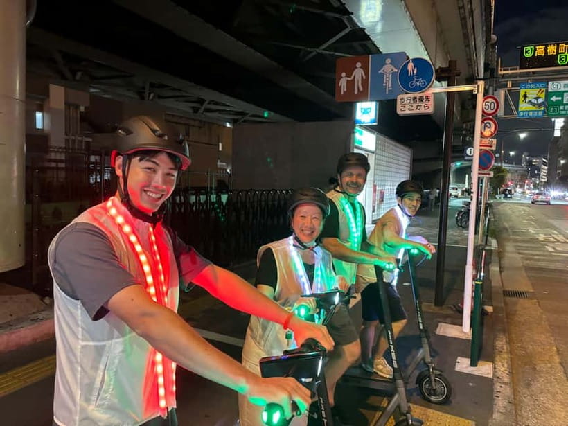 Night E-Scooter Ride to Tokyo Tower - No License Needed - Weather, Balance, and Other Practical Concerns