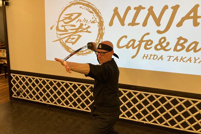 Ninja Experience in Takayama - Basic Course - Trying the blowpipe and sword