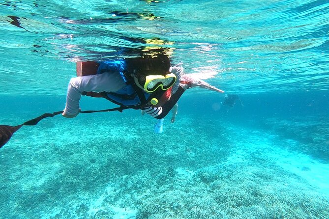 Okinawa Iriomote Snorkeling Tour at Coral Island - Getting ready at Uehara Port
