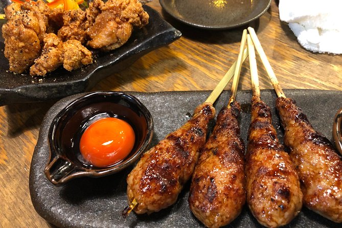 Osaka Bar Hopping Night Walking Tour in Namba (3 bars, 6 tastes) - Hozenji Yokocho after dark