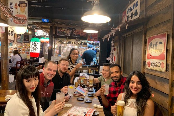 Osaka Bar Hopping Night Walking Tour in Namba (3 bars, 6 tastes) - The three-stop food and drink route