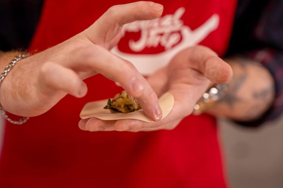 Osaka: Cooking Class & Sake Tasting with Local Market Visit - The drinks make lunch feel social