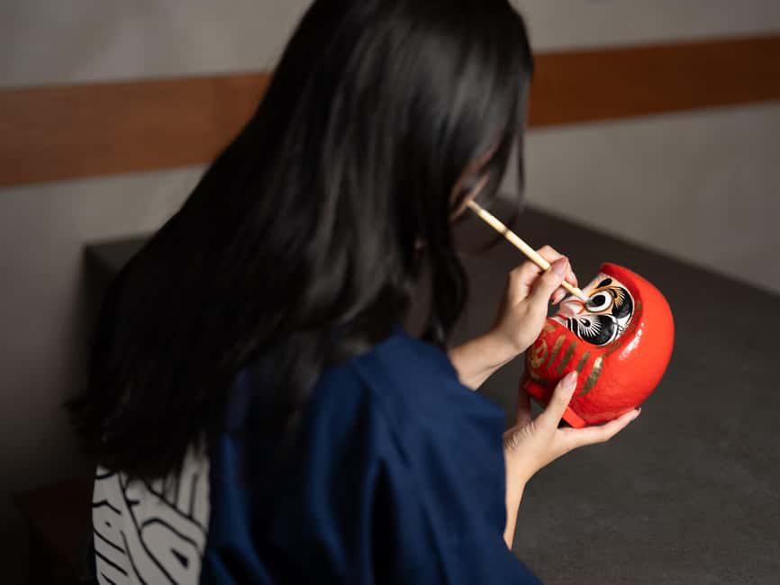 Osaka Daruma Workshop — Paint Your Own Good-Luck Daruma - A thoughtful activity for couples, families, and solo visitors