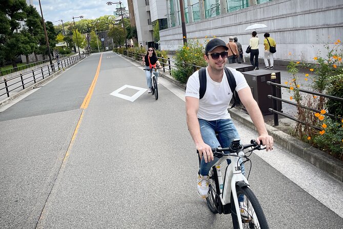 Osaka E-Bike Tour with a Local Guide - Nakanoshima Park offers a slower half hour