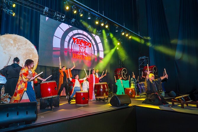 OSAKA:Feel the Power! Learn Taiko Drum from Professionals - A taiko lesson with a theatrical twist