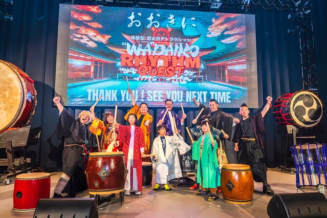 OSAKA:Feel the Power! Learn Taiko Drum from Professionals - The lesson is energetic, not slow and technical