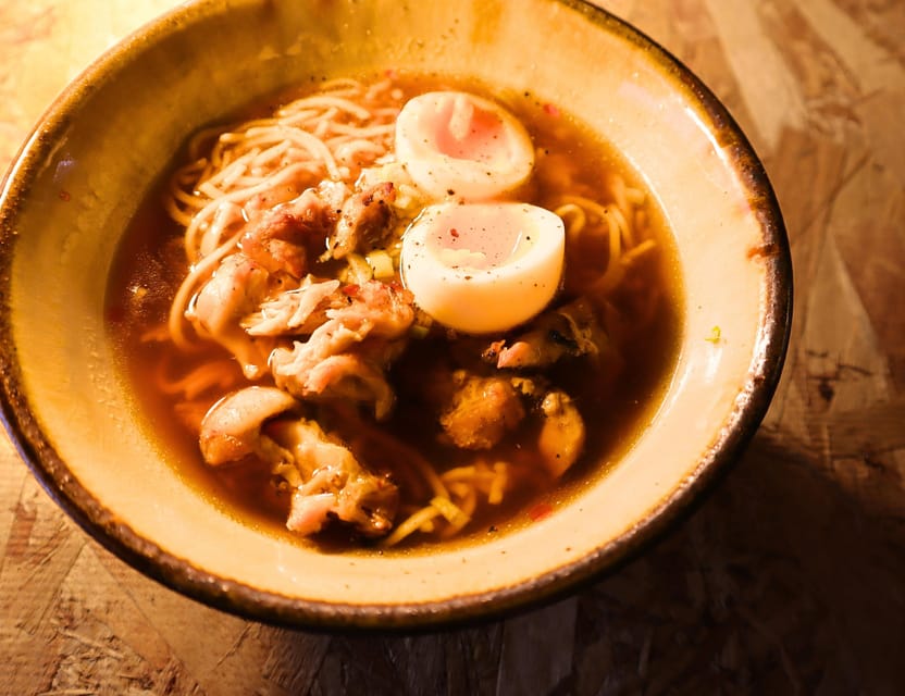 Osaka: Gluten-Free Ramen and Gyoza Cooking Class - Optional sake in three small servings