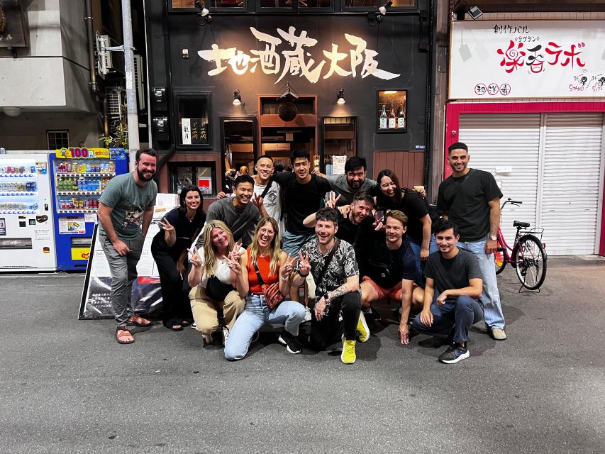 Osaka: Izakaya Bars Guided Walking Tour - What happens at the izakaya stops