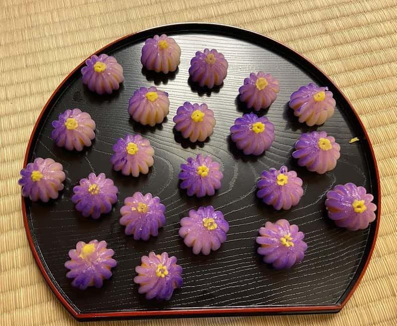 Osaka; Japanese Tea ceremony experience, Macha and Sencha - Traditional sweets with the first bowl