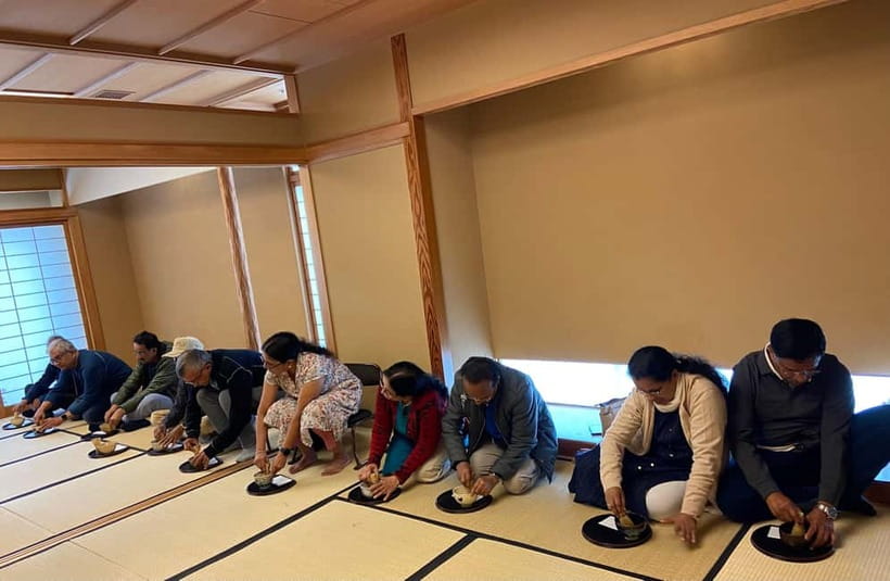 Osaka; Japanese Tea ceremony experience, Macha and Sencha - Sencha shows everyday Japanese tea culture