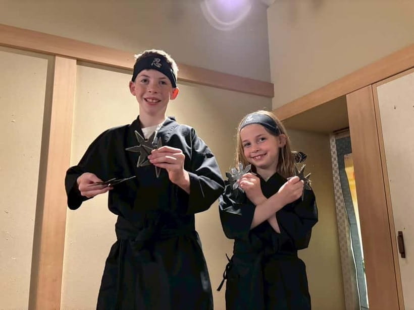 Osaka: Ninja Experience Cafe in Dotonbori - More than weapons: secret rooms and ninja details