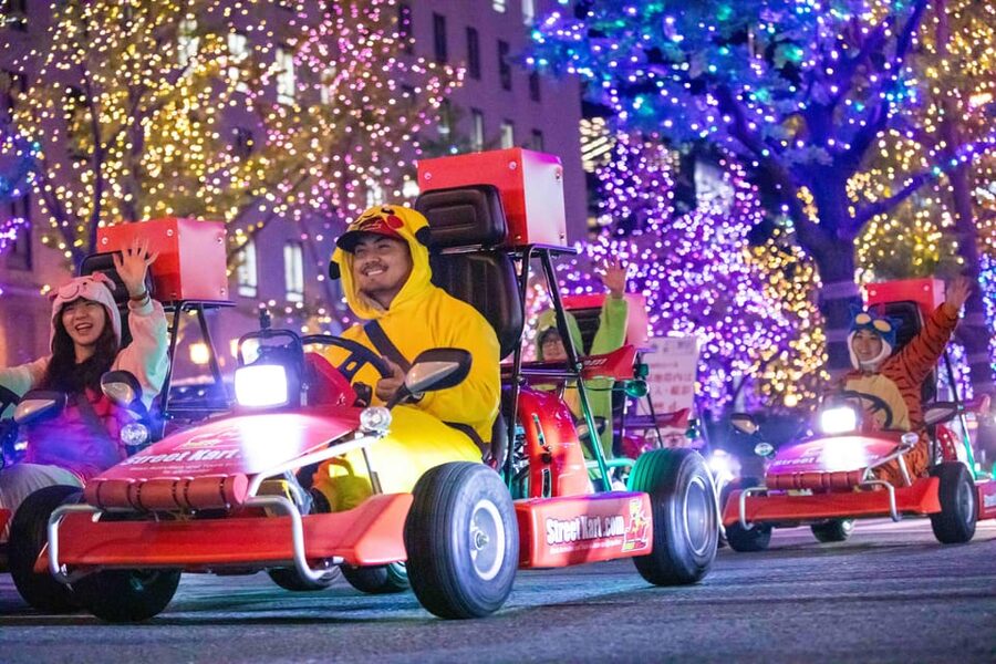 Osaka: Original Street Kart Experience (1 Hr) - America-Mura: the colorful opening stretch