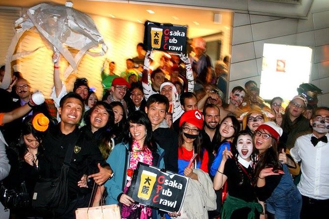 Osaka Pub Crawl and Nightlife Tour - Moving through three Osaka bars