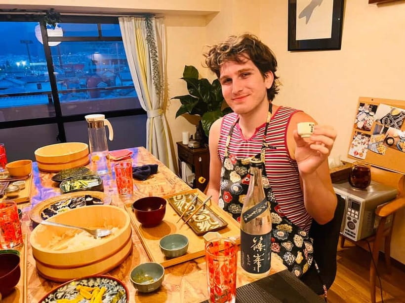 Osaka Sushi Miso soup Adventure: A Journey of Exotic Flavors - Preparing tamagoyaki and homemade miso soup