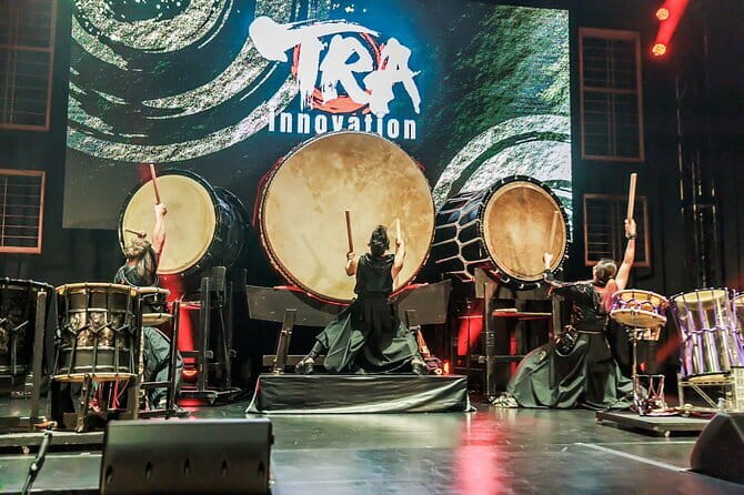Osaka: UTAGE Modern Japanese Taiko Live Show - Shamisen, shakuhachi, and shinobue add range