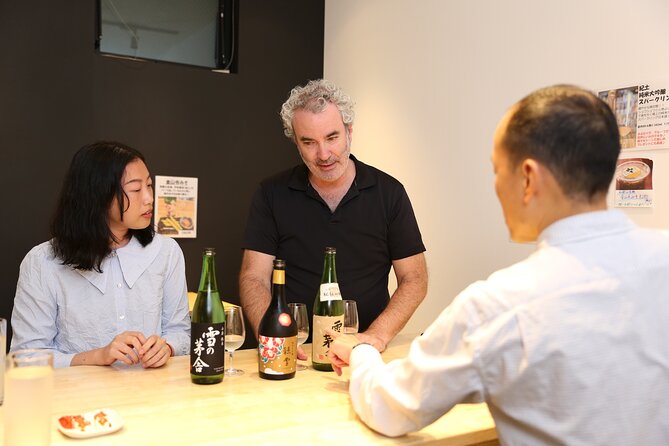 Private Sake Tasting in Central Kyoto with Sake Sommelier - Snacks at the Standing Bar