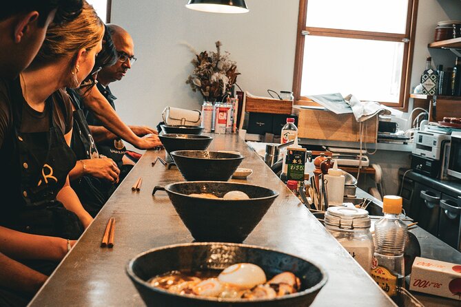 Professional Ramen & Gyoza with Ramen Chef in a restaurant! - A four-hour cooking session, not a quick food demonstration