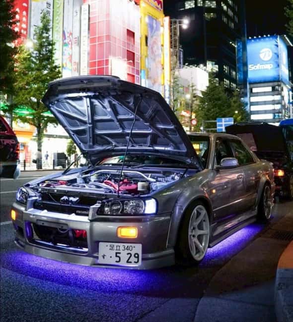 R34Skyline Daikoku PA Fast & Furious Private Experience - The expressway views and Rainbow Bridge
